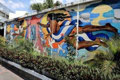 Descubre los últimos mosaicos accesibles en el Centro Histórico de San Salvador. Un recorrido curado por las obras de Violeta Bonilla, Cañas y Alvarenga.